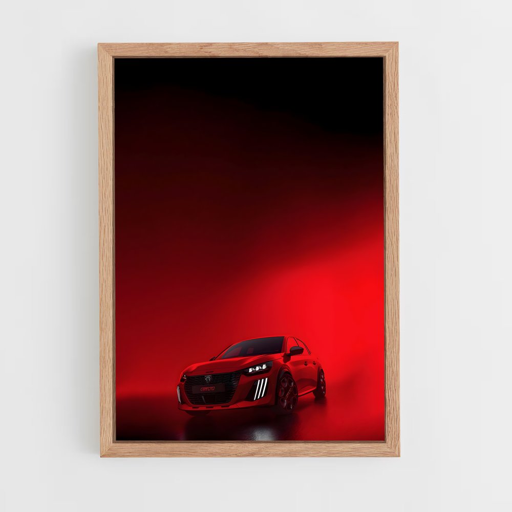 Poster GTI Lumineux – affiche Peugeot (vue 4)